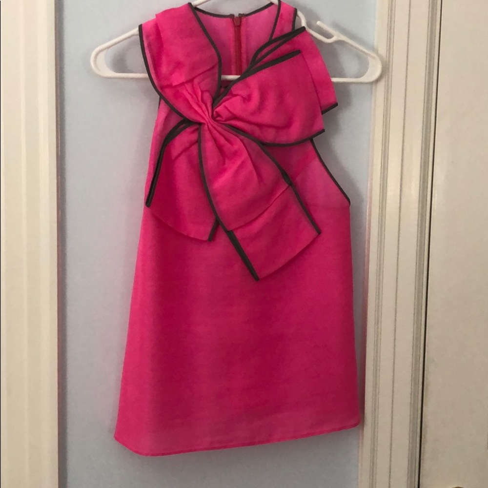 Prabal Jurung with J Crew pink holiday top